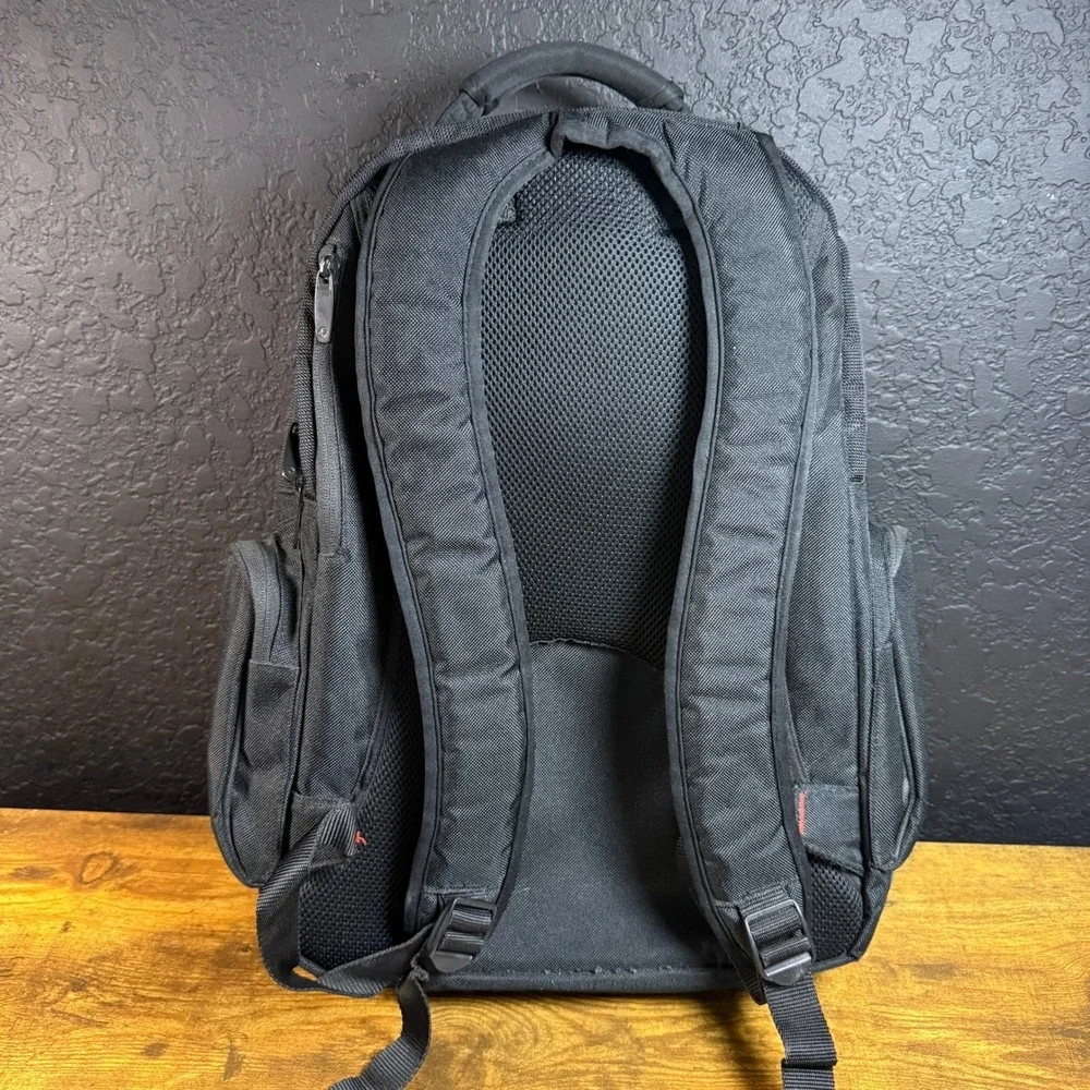 Neotec Laptop Backpack Black Ballistic Nylon Tech Commuter Bag Mens OS